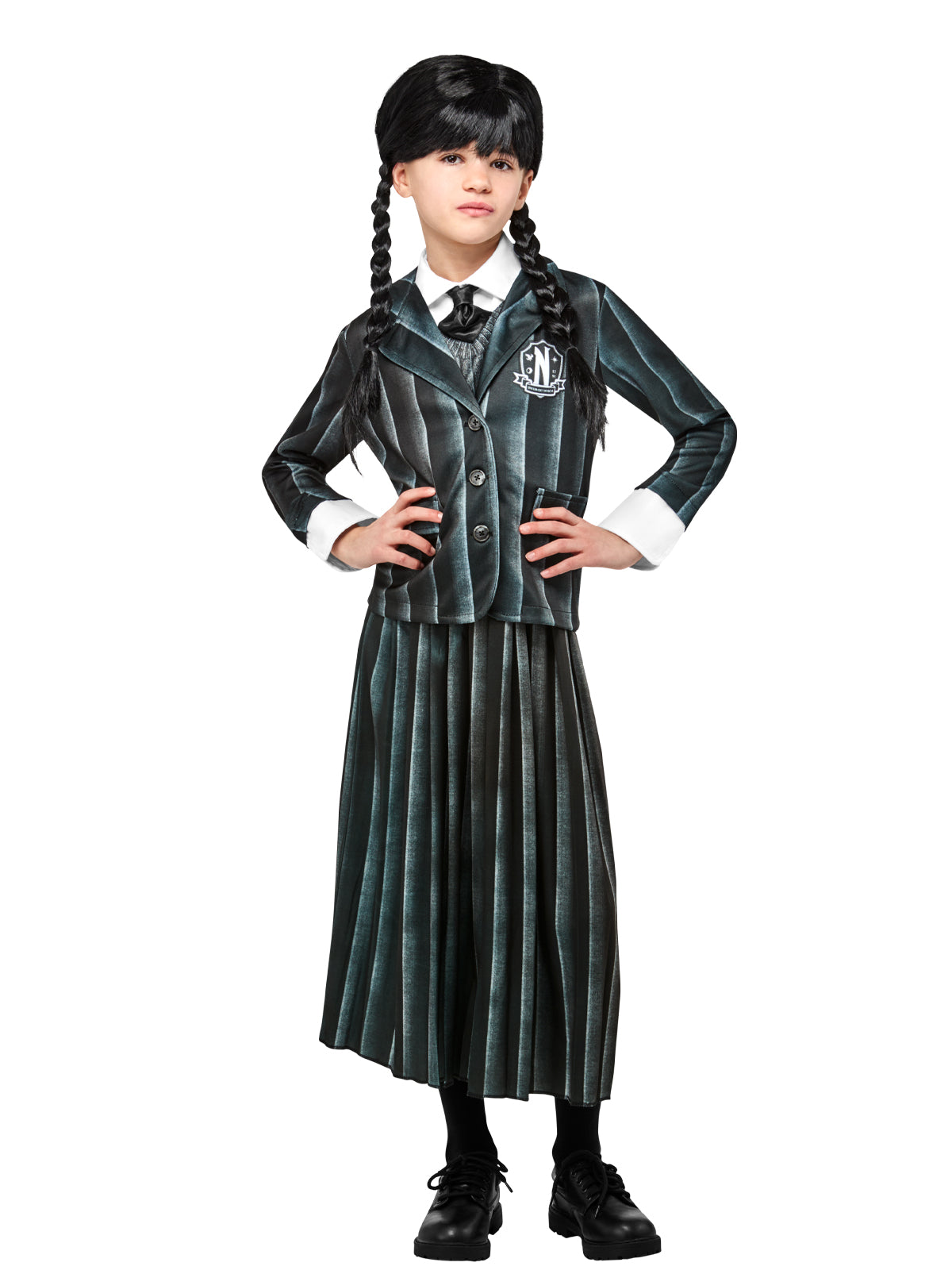 Wednesday Nevermore Academy Black Costume (Netflix) Child