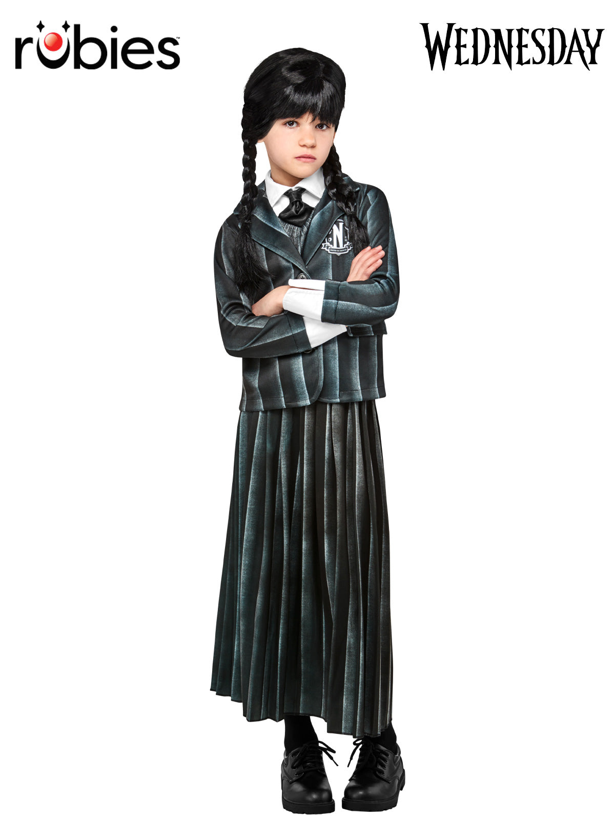 Wednesday Nevermore Academy Black Costume (Netflix) Child