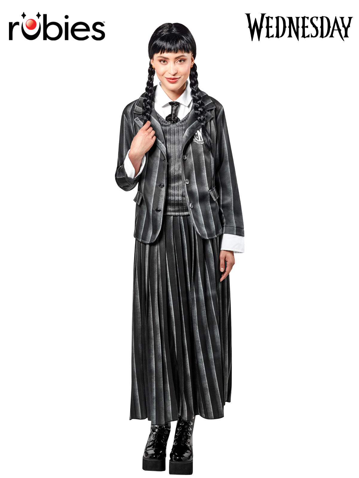 Wednesday Nevermore Deluxe Black Costume (Netflix) - Adult