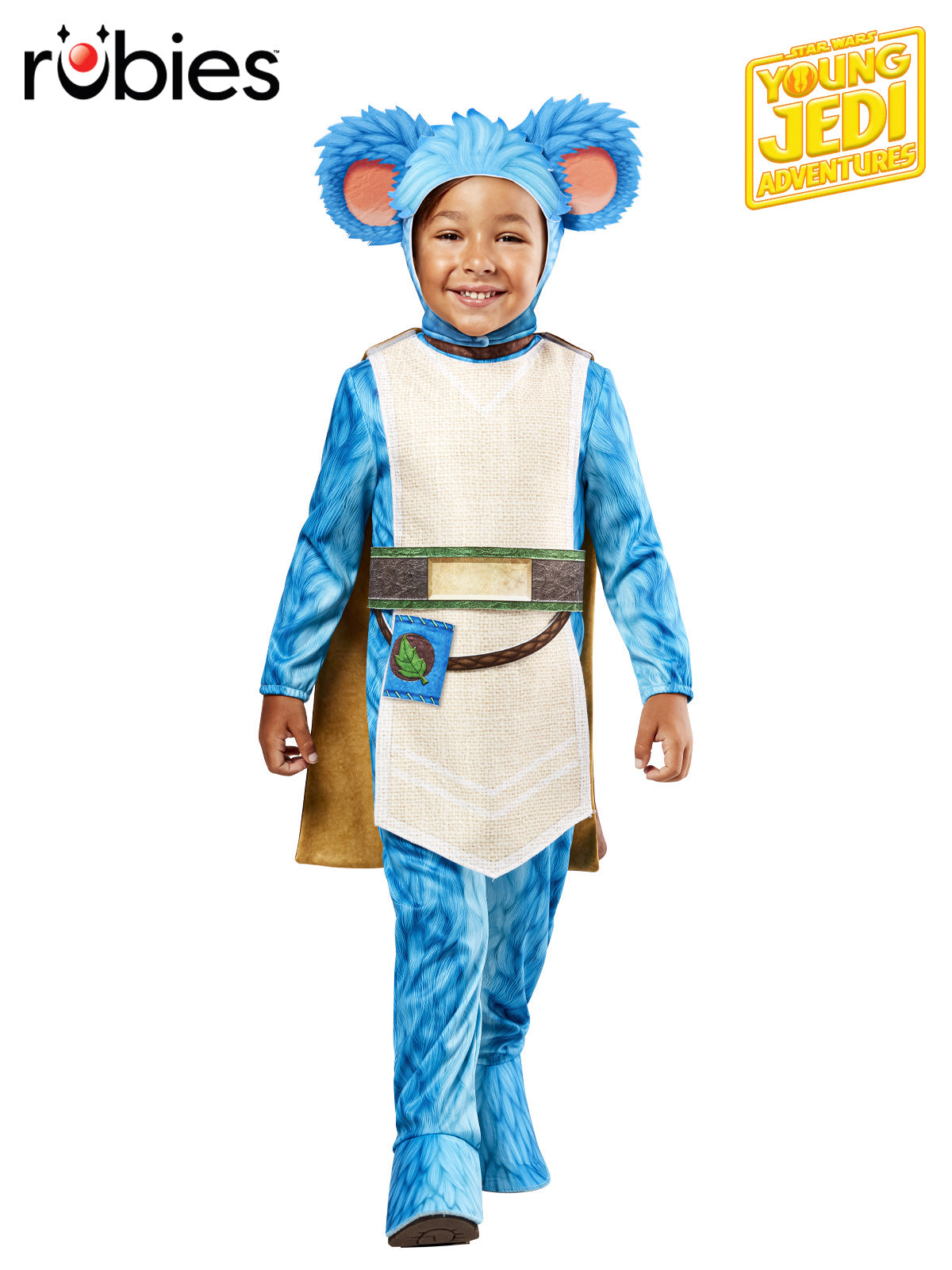 Nubs Young Jedi Adventures Child Costume with Cape Headpiece and Jumpsuit