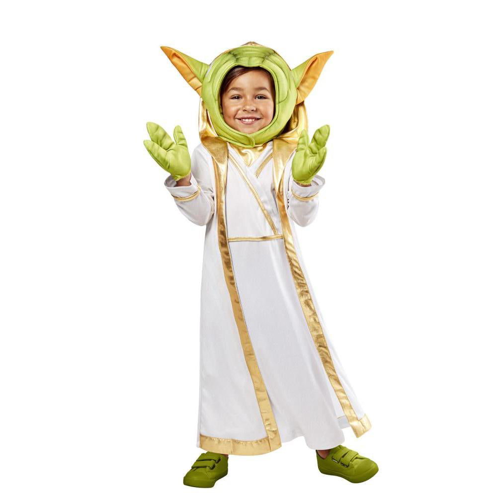 Yoda Young Jedi Deluxe Costume Child Robe with Hood Gloves and Headpiece