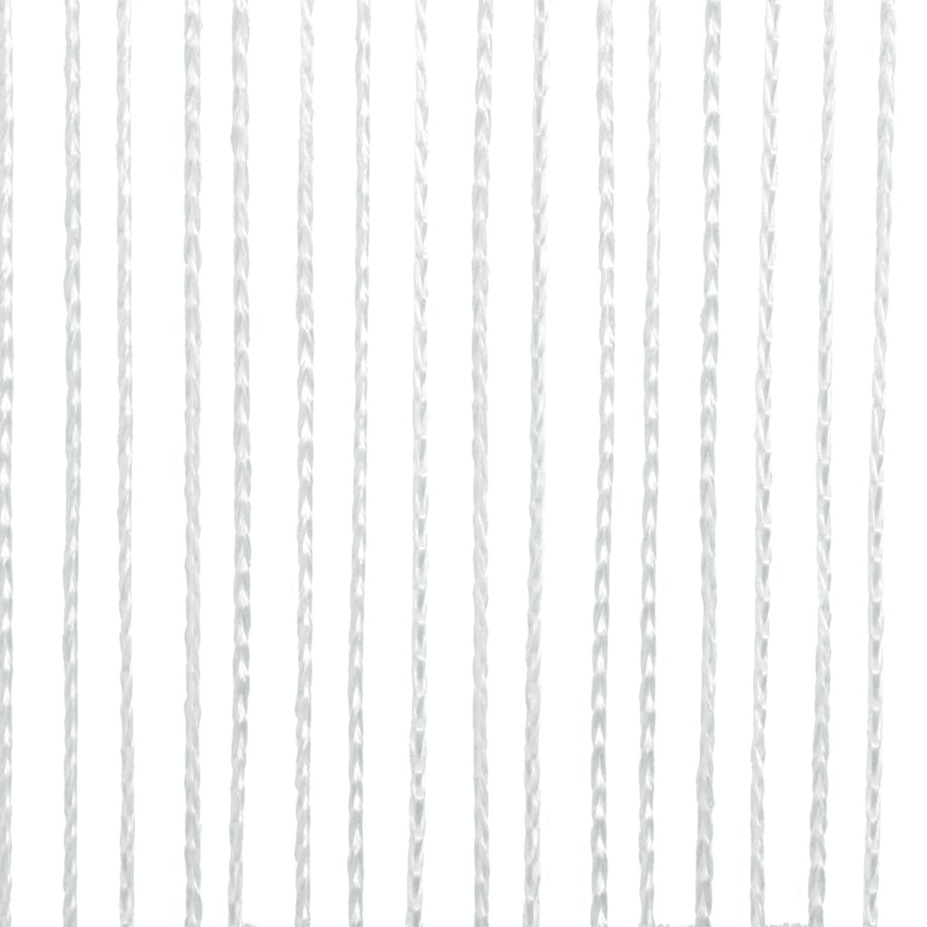 String Curtains 2 pcs 100x250 cm White