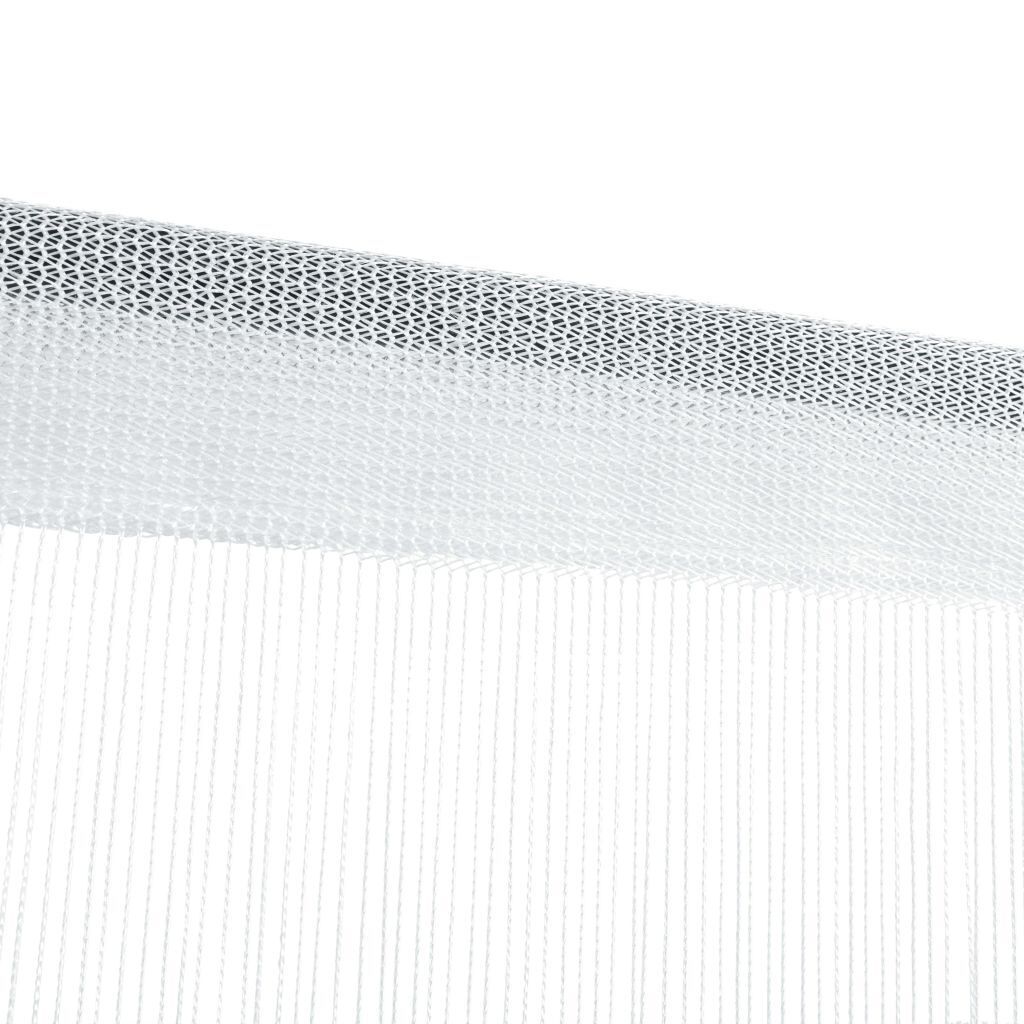 String Curtains 2 pcs 140x250 cm White