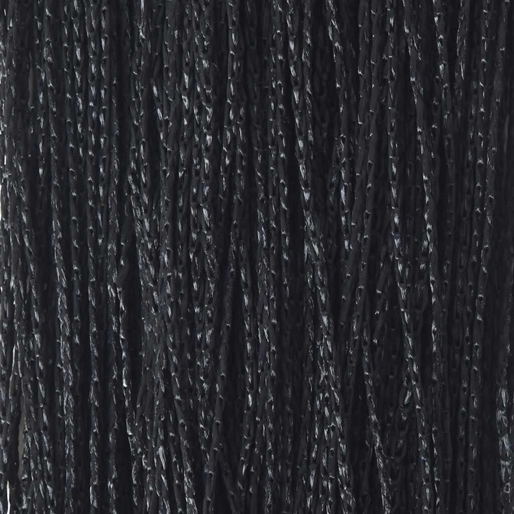 String Curtains 2 pcs 100x250 cm Black