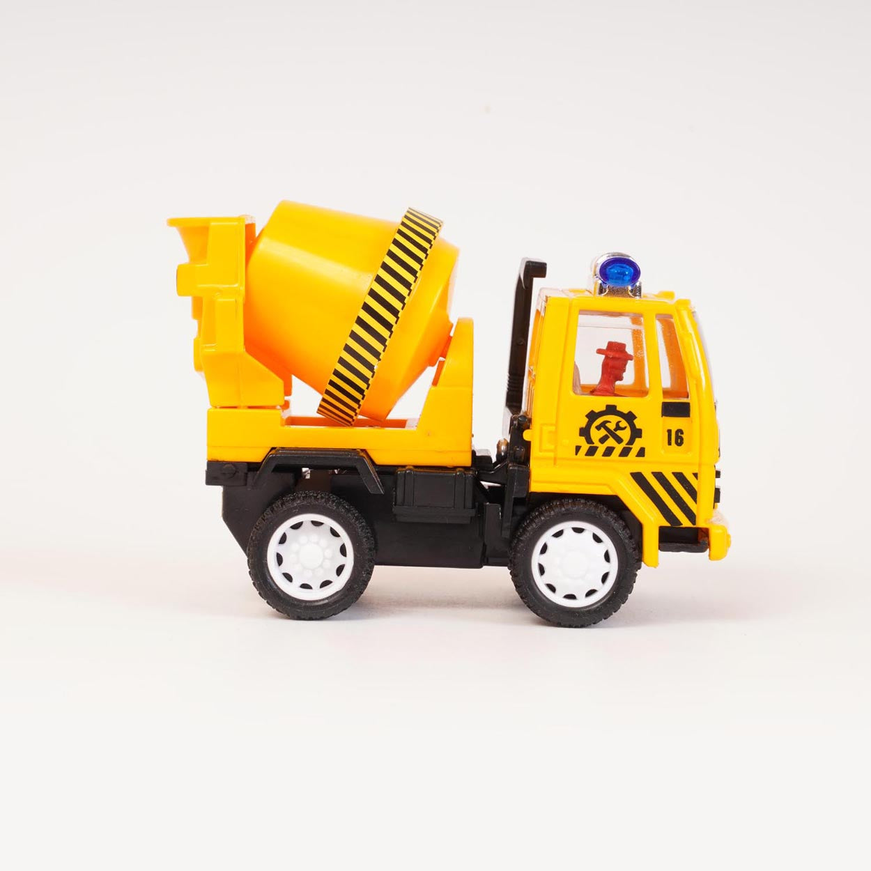 Concrete Mixer Toy Truck with Pull Back Action and Rotatable Mixer Drum