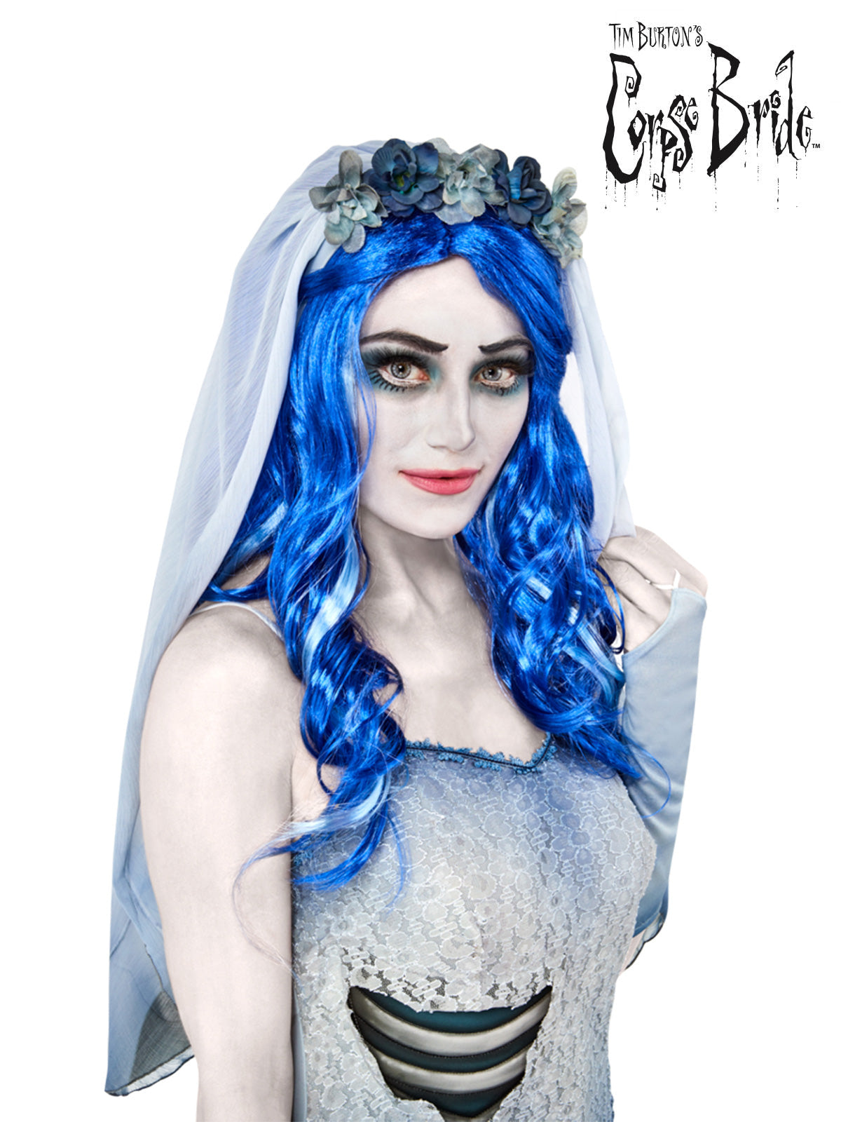 Corpse Bride Emily Wig Adult