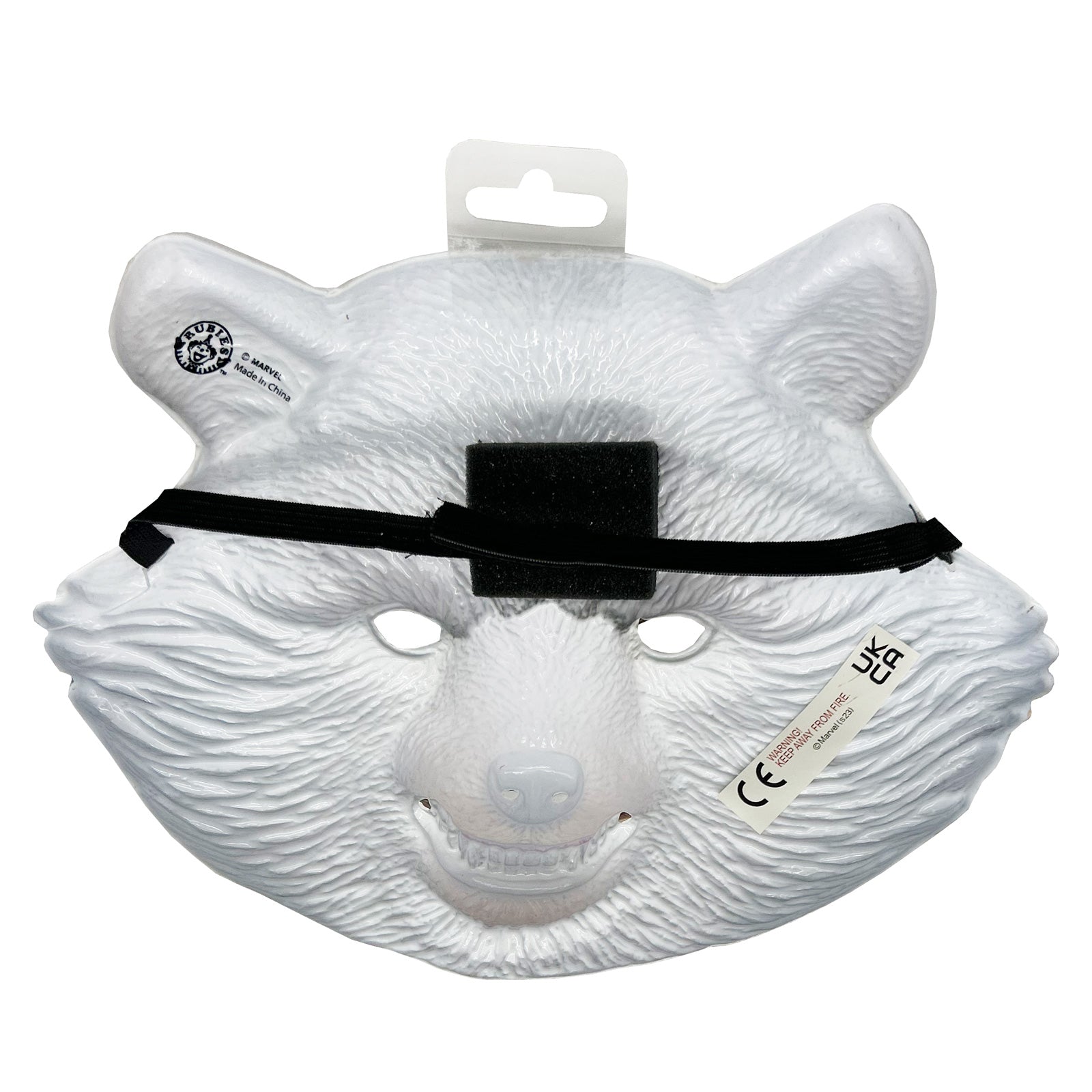 Marvel Rocket Raccoon Vacuform Mask with Painted Features for Guardians of the Galaxy - Brown Colour