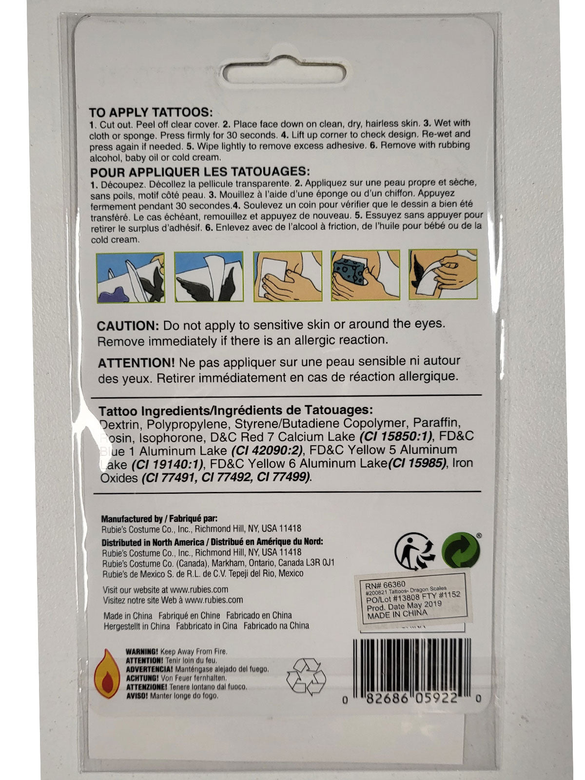 Dragon Scales Large Tattoo Kit