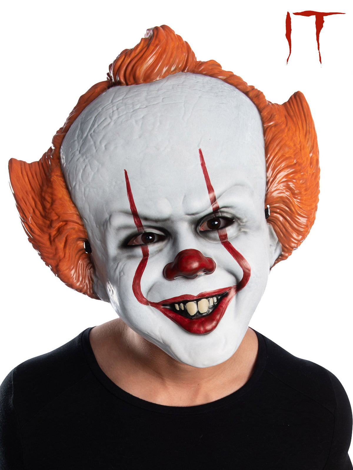 Pennywise IT Vacuform Clown Mask with Hair – Adult