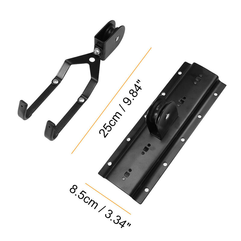 60kg Capacity Kayak Hoist Bike Pulley System Garage Ceiling Storage Rack