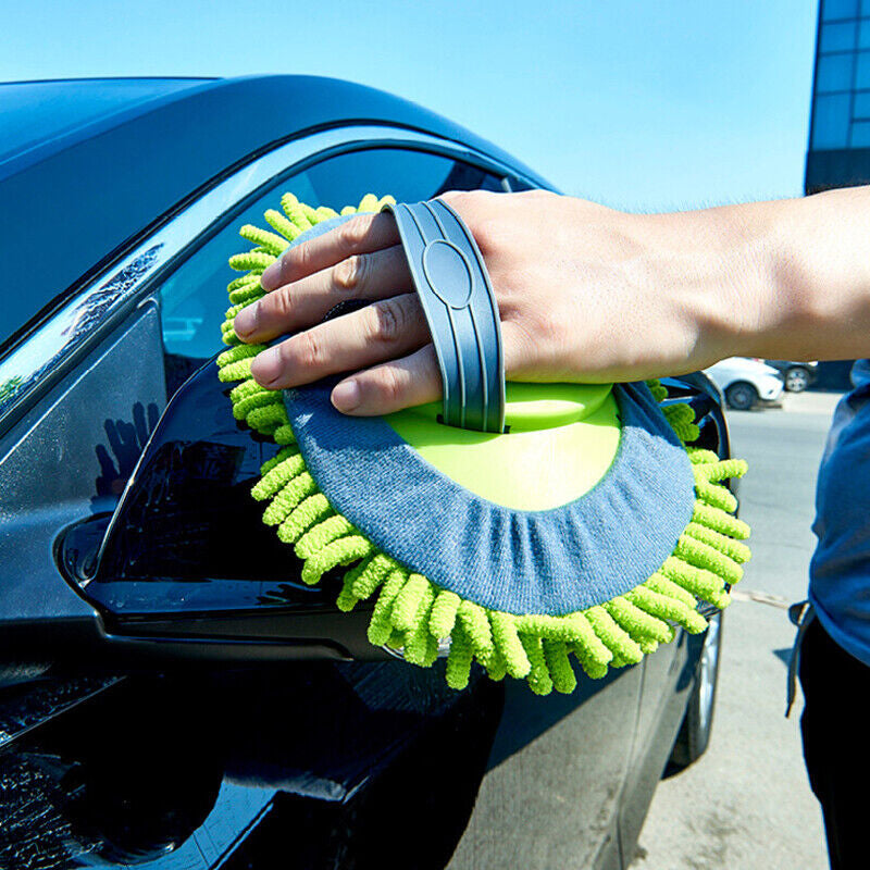 Three Sections Scratch-Free Aluminum Alloy Microfiber Car Washing Mop
