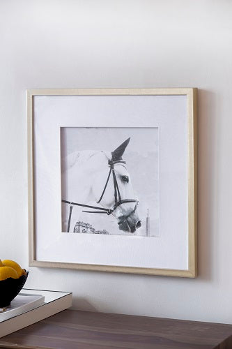 Horse Framed Prints Set of 2 56cm "The Horses" Artwork for Walls