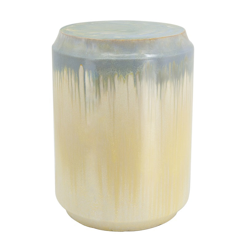 Florence Reactive Glaze Ceramic 46 cm Stool Versatile Accent Seat