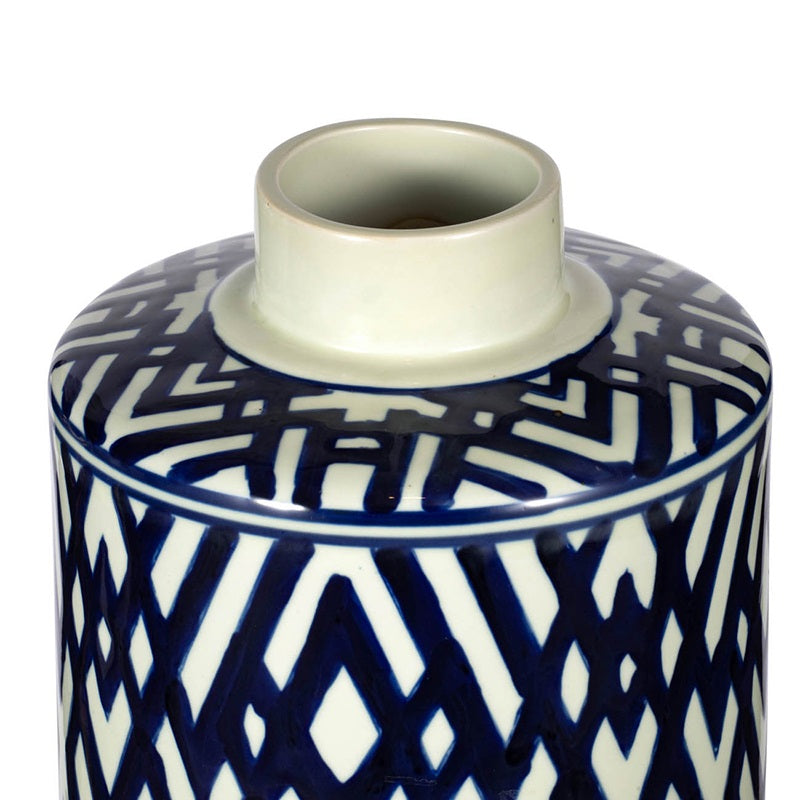 Carlyle Large Porcelain Lidded Jar Home Decorative Storage Container