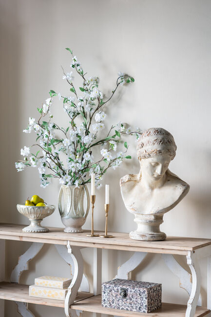 Artemis Decorative Bust 66cm Distressed Finish Magnesium Sculpture for Home Decor