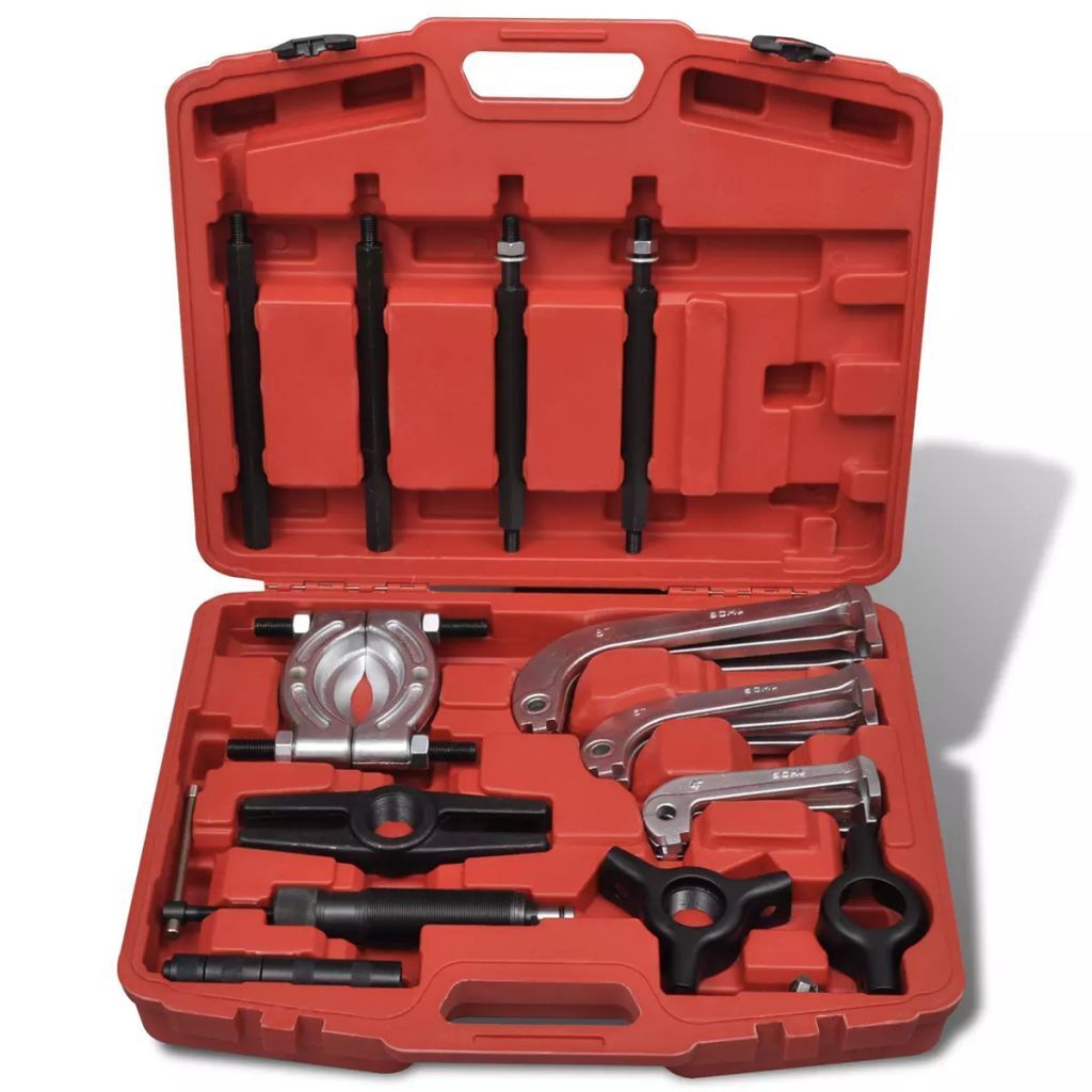 Hydraulic Bearing Puller Separator Tool Set 25pcs Gear Pulley Removal Kit