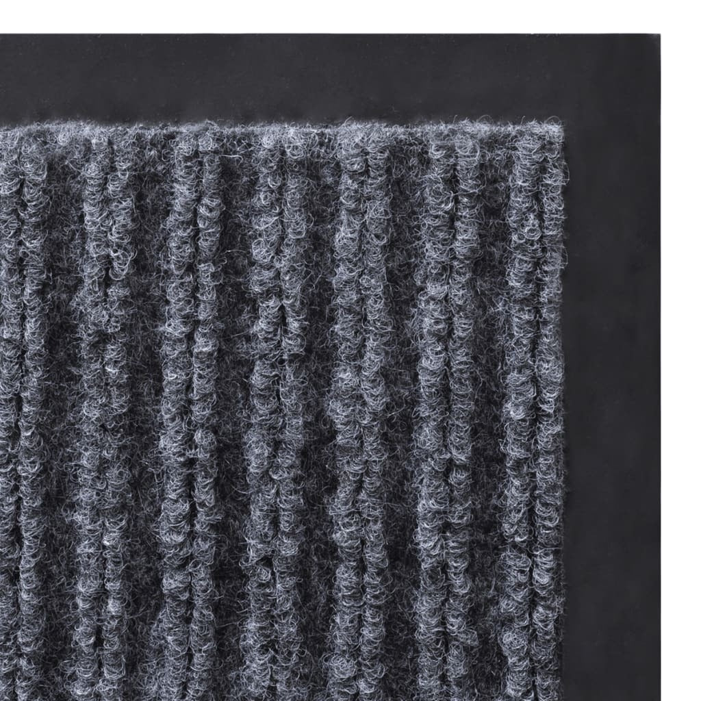 Door Mat Grey 90 x 60 cm PVC