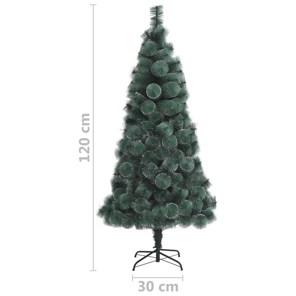 Artificial Pre-lit Christmas Tree with Stand Green 120 cm PET