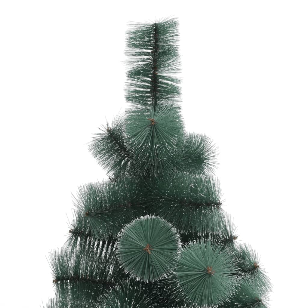 Artificial Pre-lit Christmas Tree Green 150 cm PVC&PE