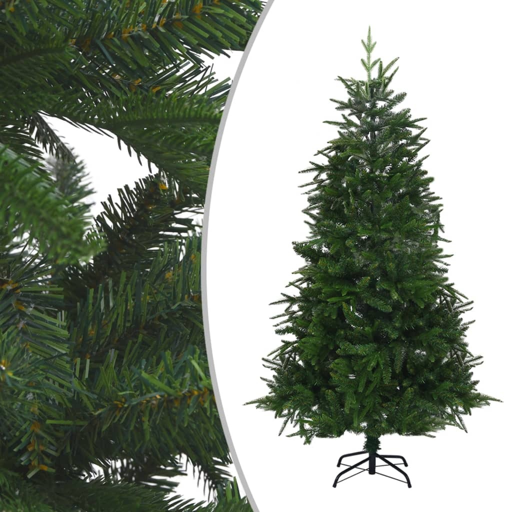 Artificial Christmas Tree LEDs&Ball Set Green 240 cm PVC&PE