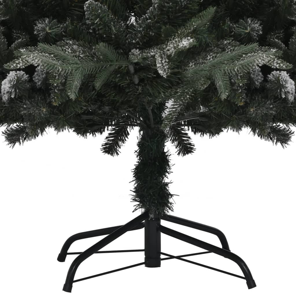 Artificial Christmas Tree LED&Ball Set&Flocked Snow 120cm PVC&PE
