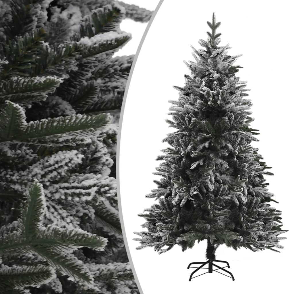 Artificial Christmas Tree LED&Ball Set&Flocked Snow 120cm PVC&PE