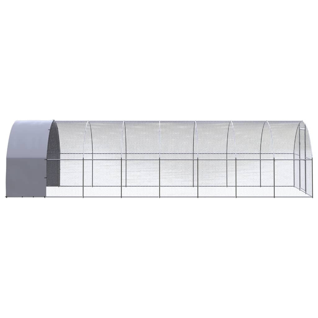 Outdoor Chicken Coop Run Hen House Poultry Enclosure Galvanised Steel