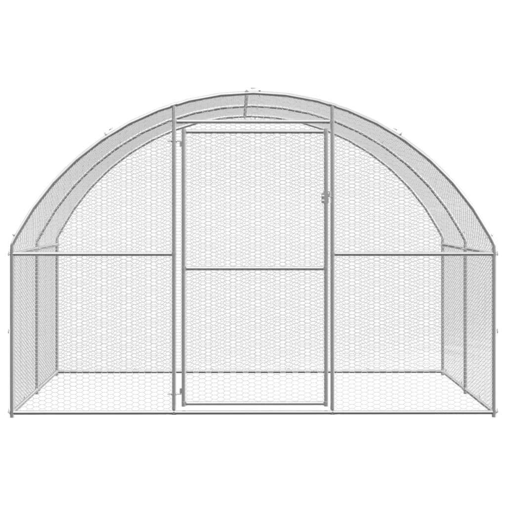Outdoor Chicken Coop Run Hen House Poultry Enclosure Galvanised Steel