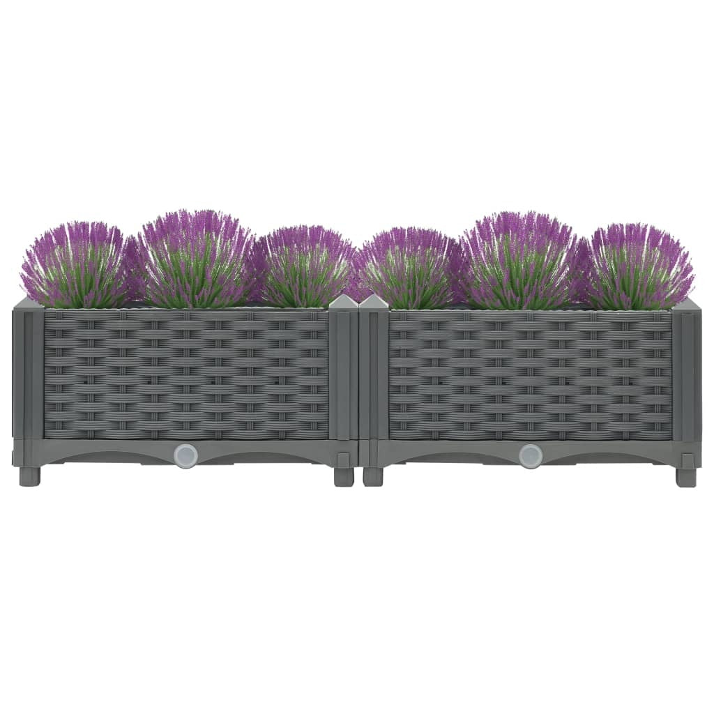 Raised Bed 80x40x23 cm Polypropylene