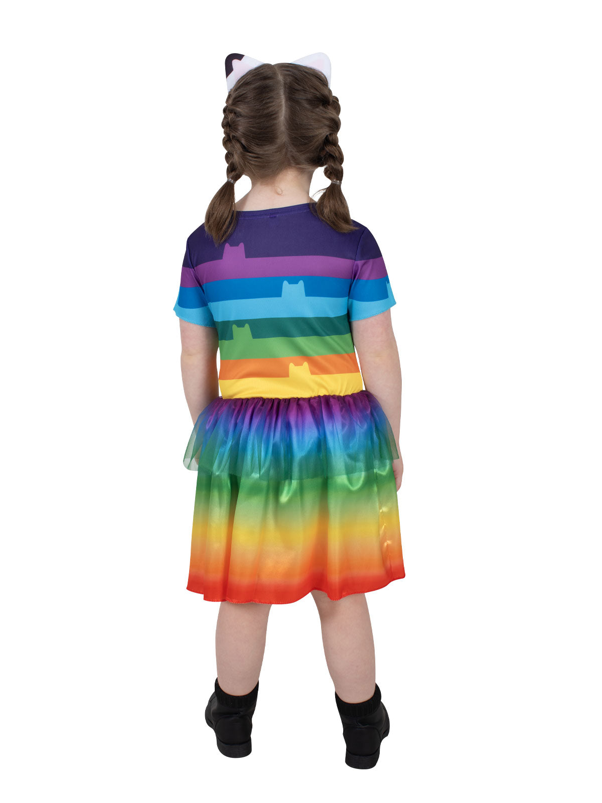 Gabby Rainbow Tutu Kids Costume from Gabby's Dollhouse with Dress