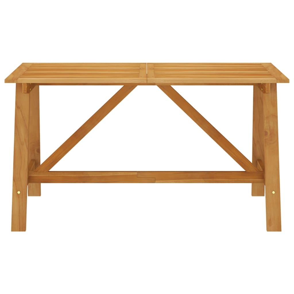 Garden Dining Table Solid Acacia Wood Oil Finish Indoor Outdoor Furniture