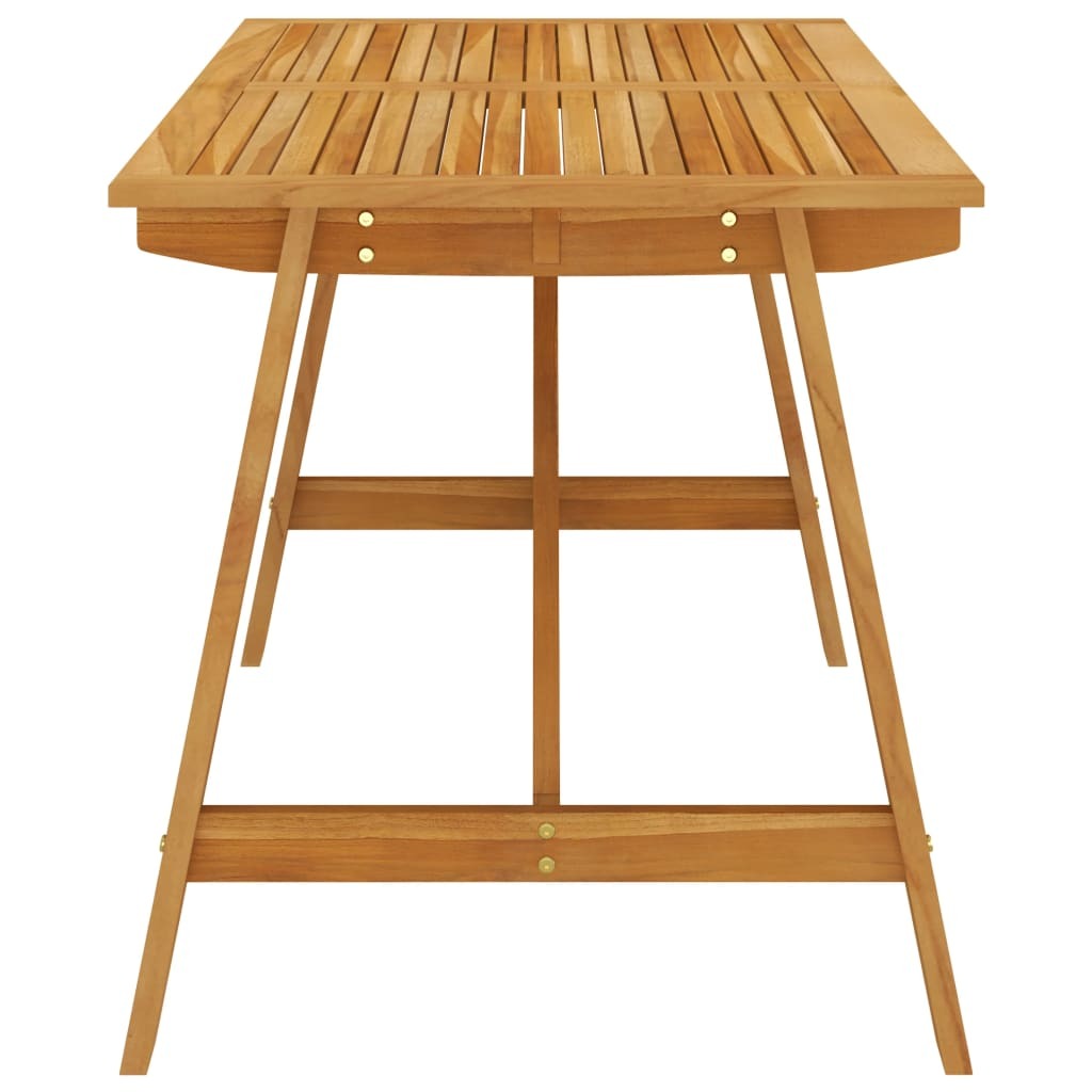 Garden Dining Table Solid Acacia Wood Oil Finish Indoor Outdoor Furniture