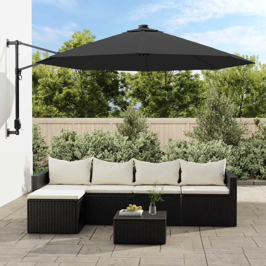 Replacement Cantilever Umbrella Fabric UV Protective Polyester 350cm Anthracite