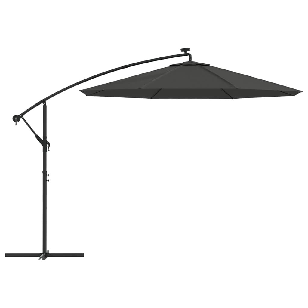 Replacement Cantilever Umbrella Fabric UV Protective Polyester 350cm Anthracite