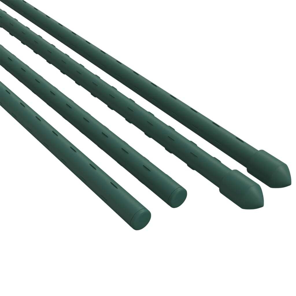 Garden Plant Stakes 30 pcs Green 115 cm Steel