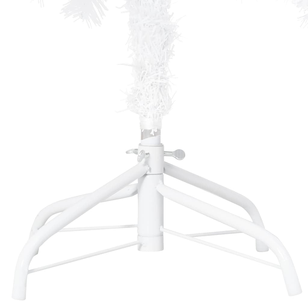 Artificial Christmas Tree with Thick Branches White 150 cm PVC