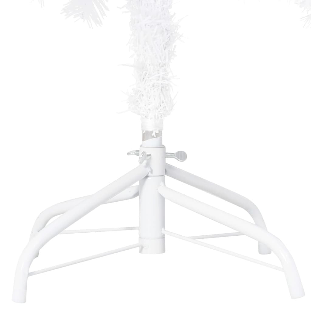 Artificial Christmas Tree with Thick Branches White 210 cm PVC