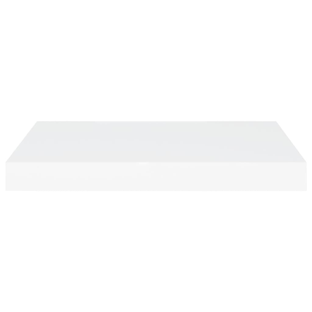 Floating Wall Shelves 2 pcs White 50x23x3.8 cm MDF