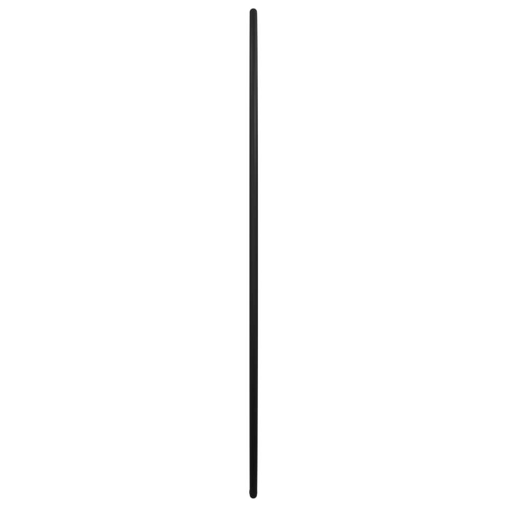 Wall Mirror Black Ø 50 cm Round