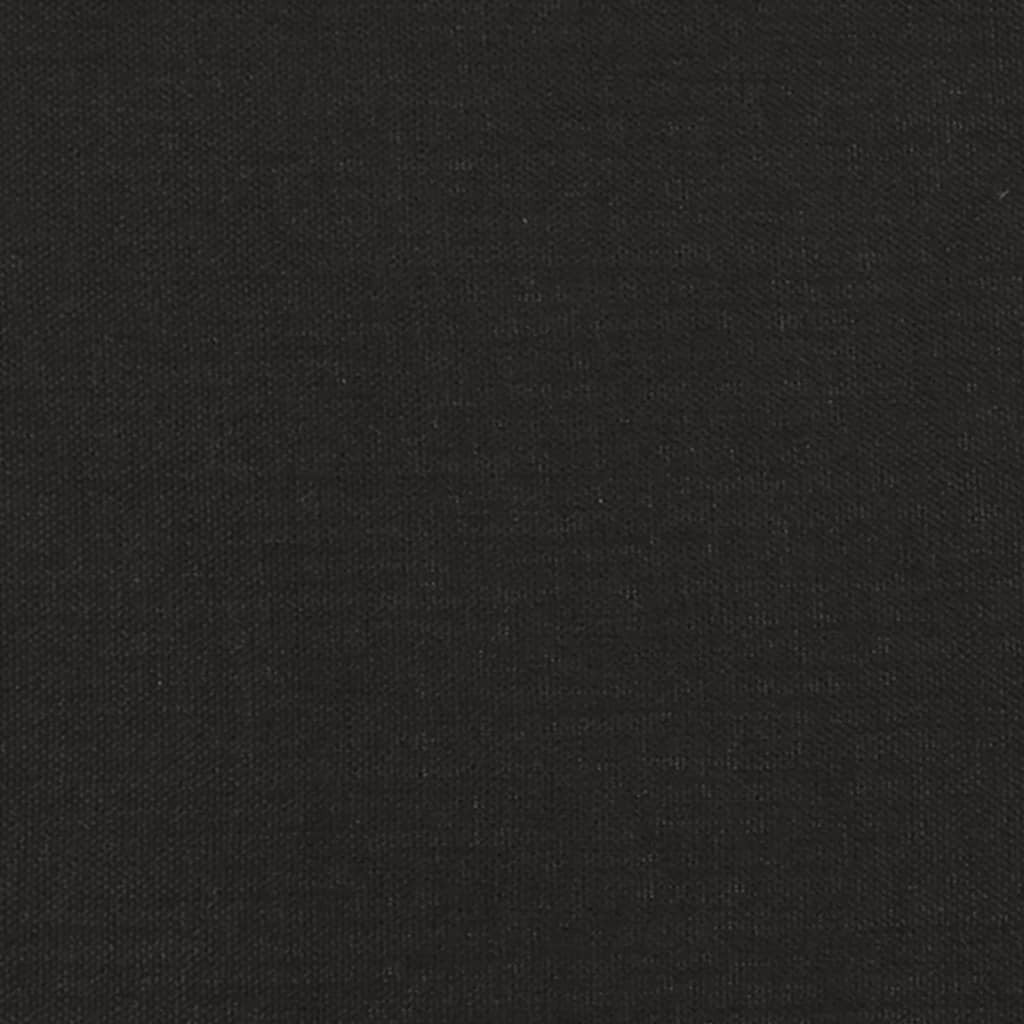 Throw Pillows 2 pcs Black Ø15x50 cm Fabric