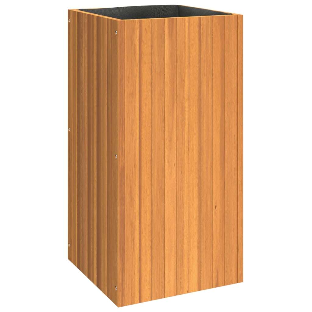 Garden Planter Solid Acacia Wood Multi Function Indoor Outdoor Decor 45x45x90cm