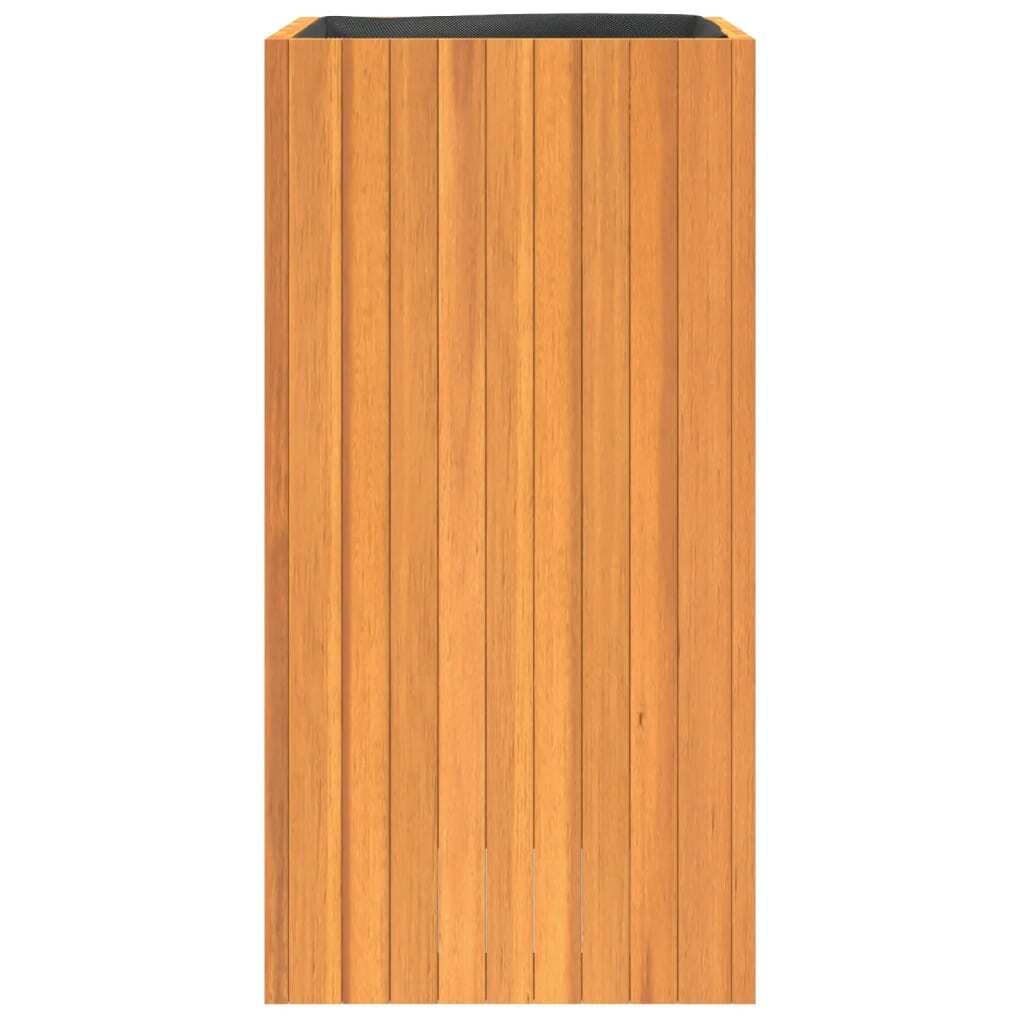 Garden Planter Solid Acacia Wood Multi Function Indoor Outdoor Decor 45x45x90cm