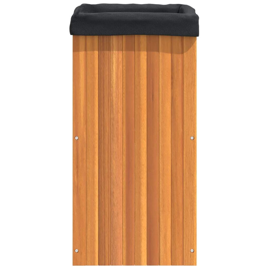 Garden Planter Solid Acacia Wood Multi Function Indoor Outdoor Decor 45x45x90cm