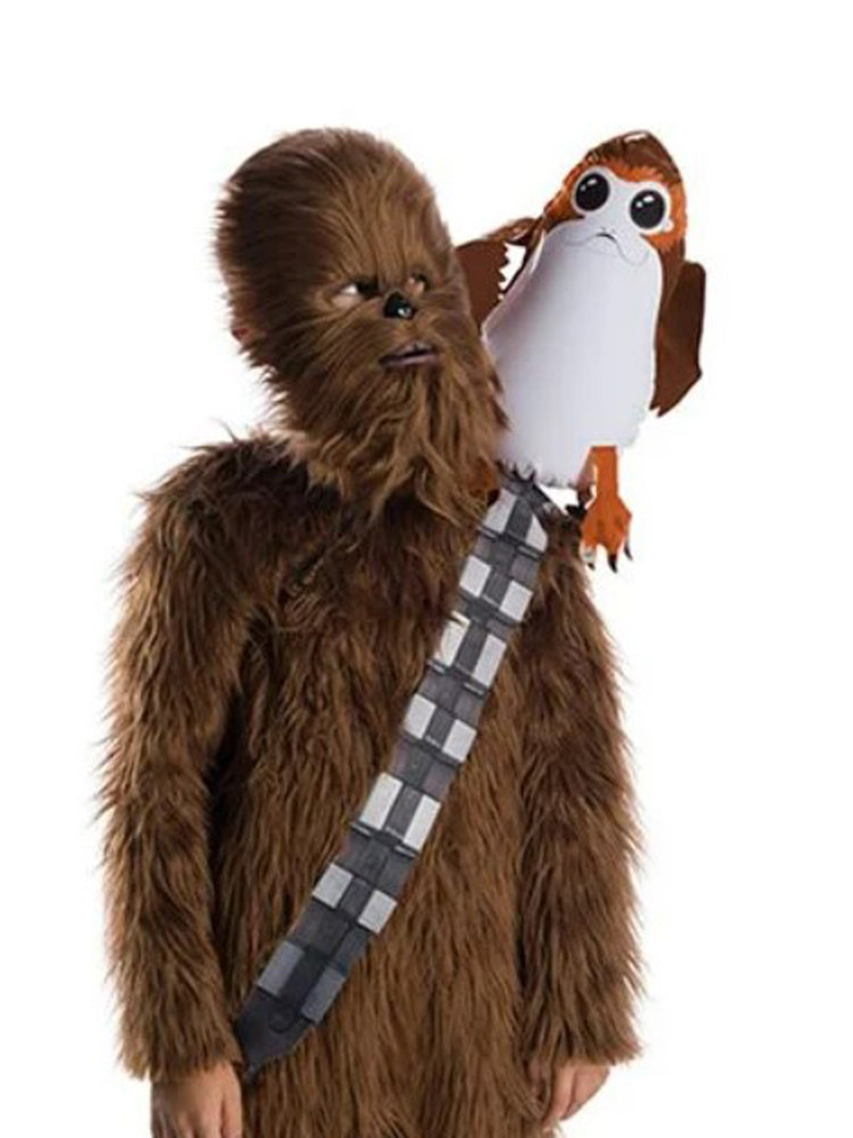 Porg Shoulder Sitter Clip-On Costume Accessory for Kids and Adults