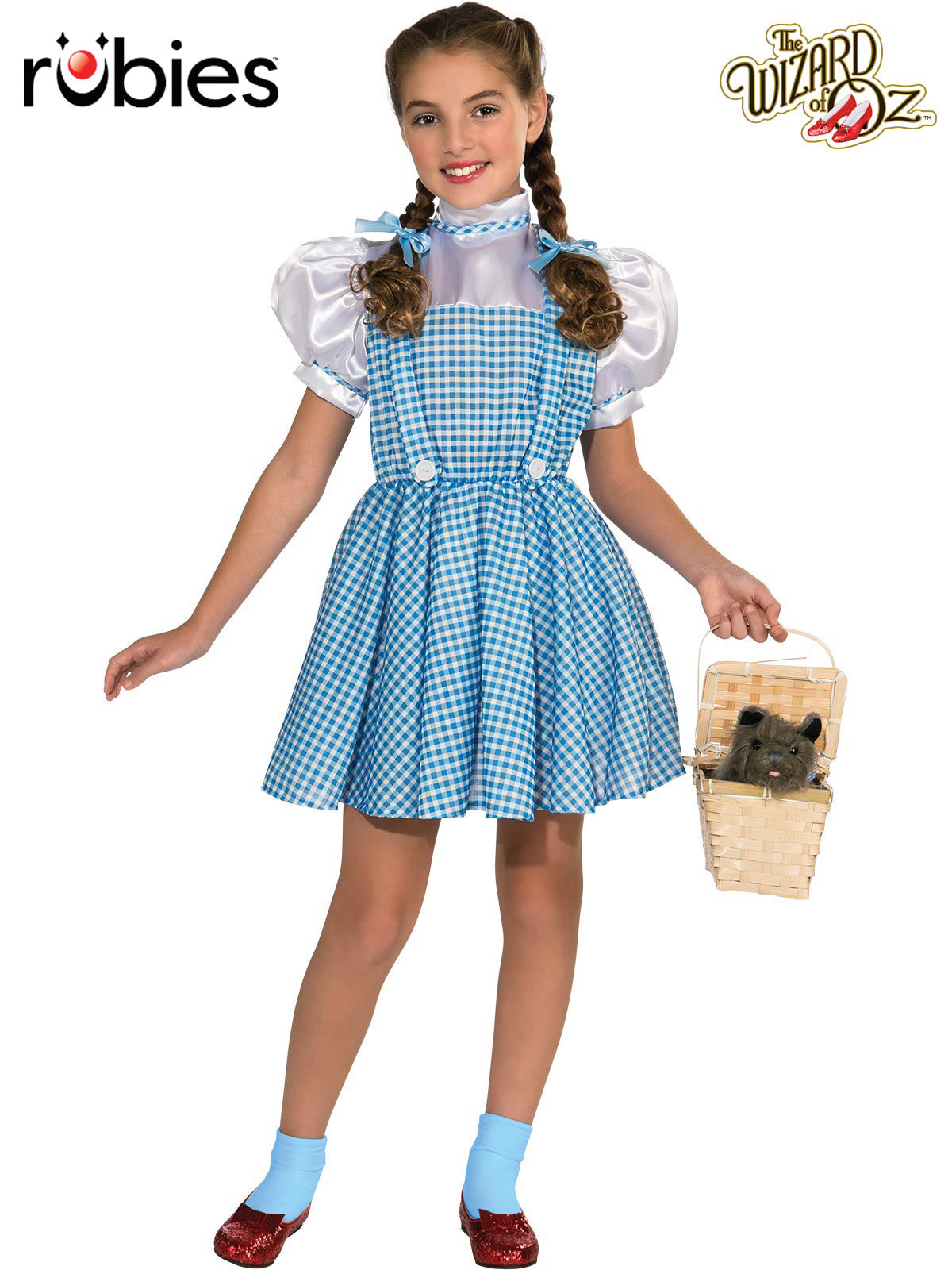 Dorothy Classic Costume for Girls Wizard of Oz Dress Up Outfit Set Blue