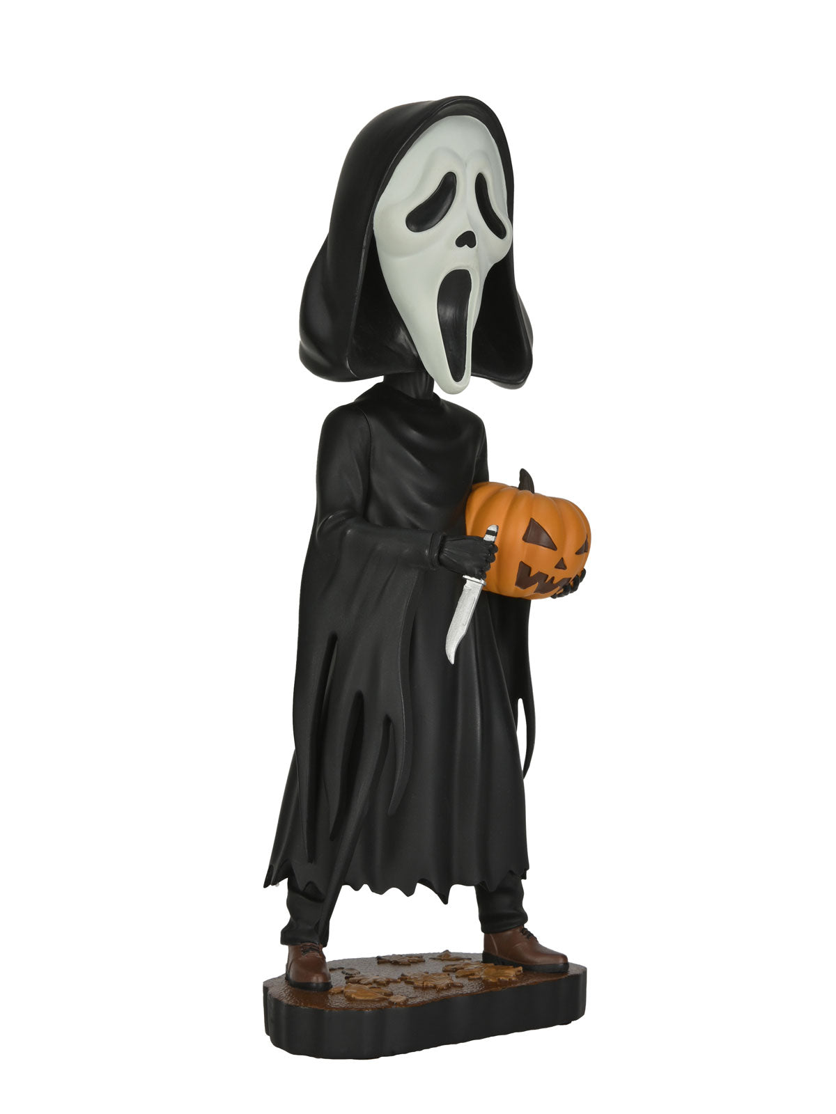 Ghost Face Head Knocker 8" Figure with Pumpkin Scream Movie Collectible