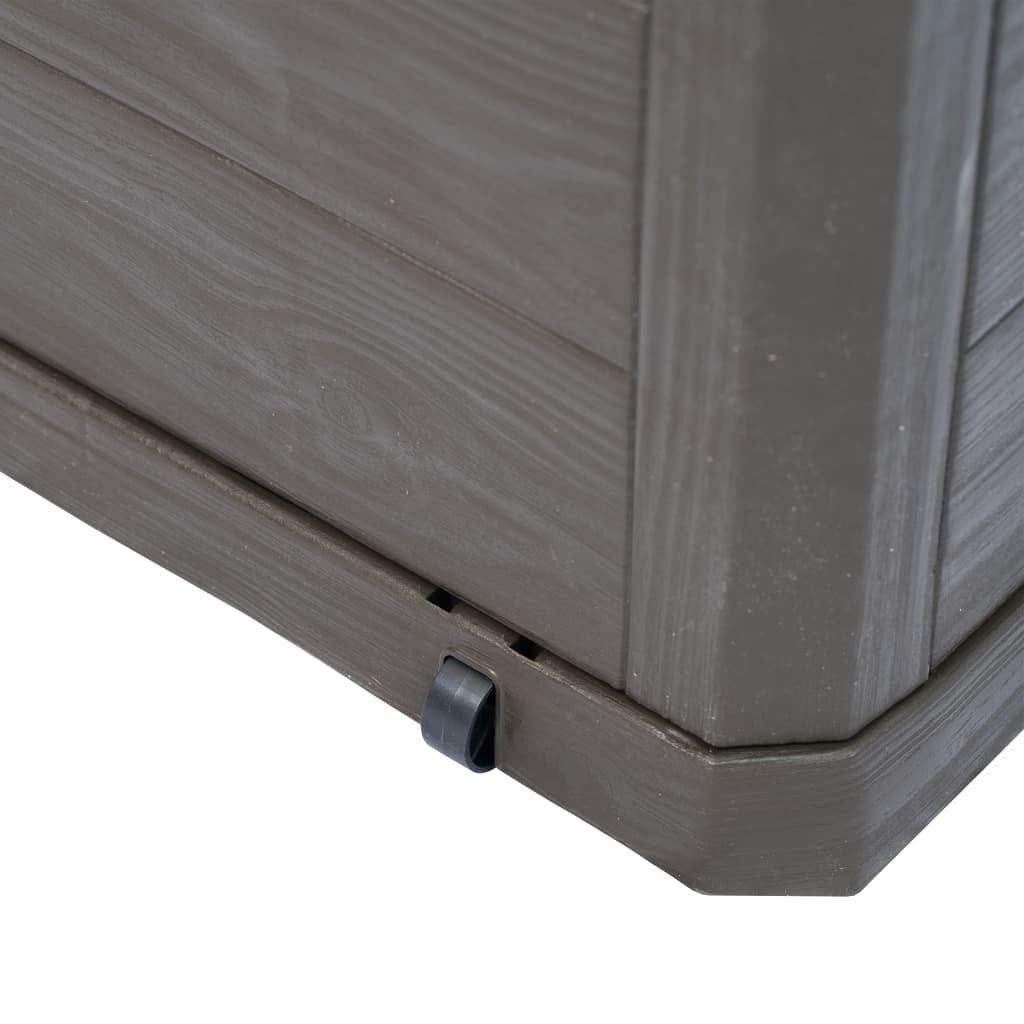 Garden Storage Box 280 L Brown