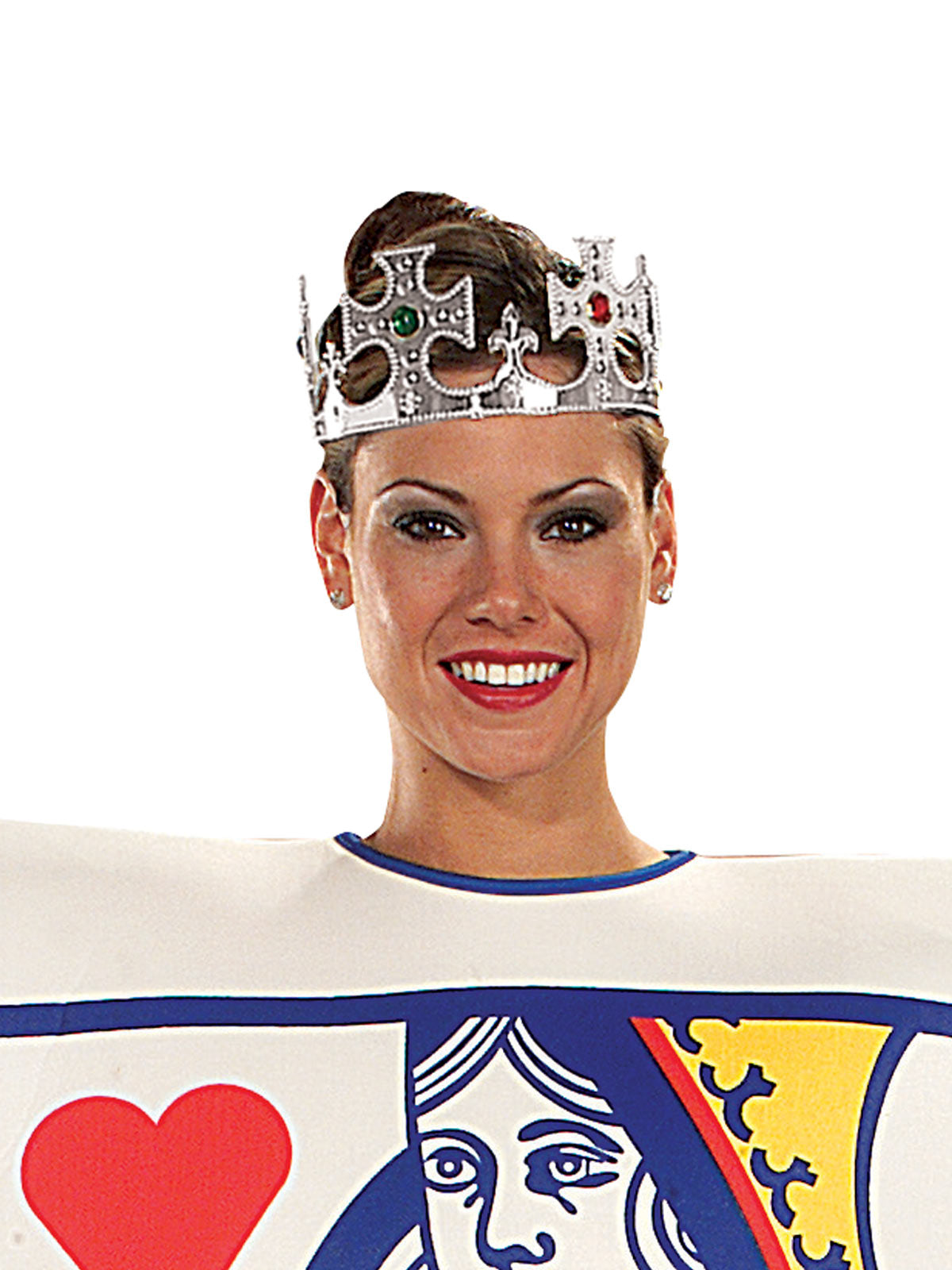 Queen of Hearts Costume Adult Playing Card Tunic for Alice Theme Party
