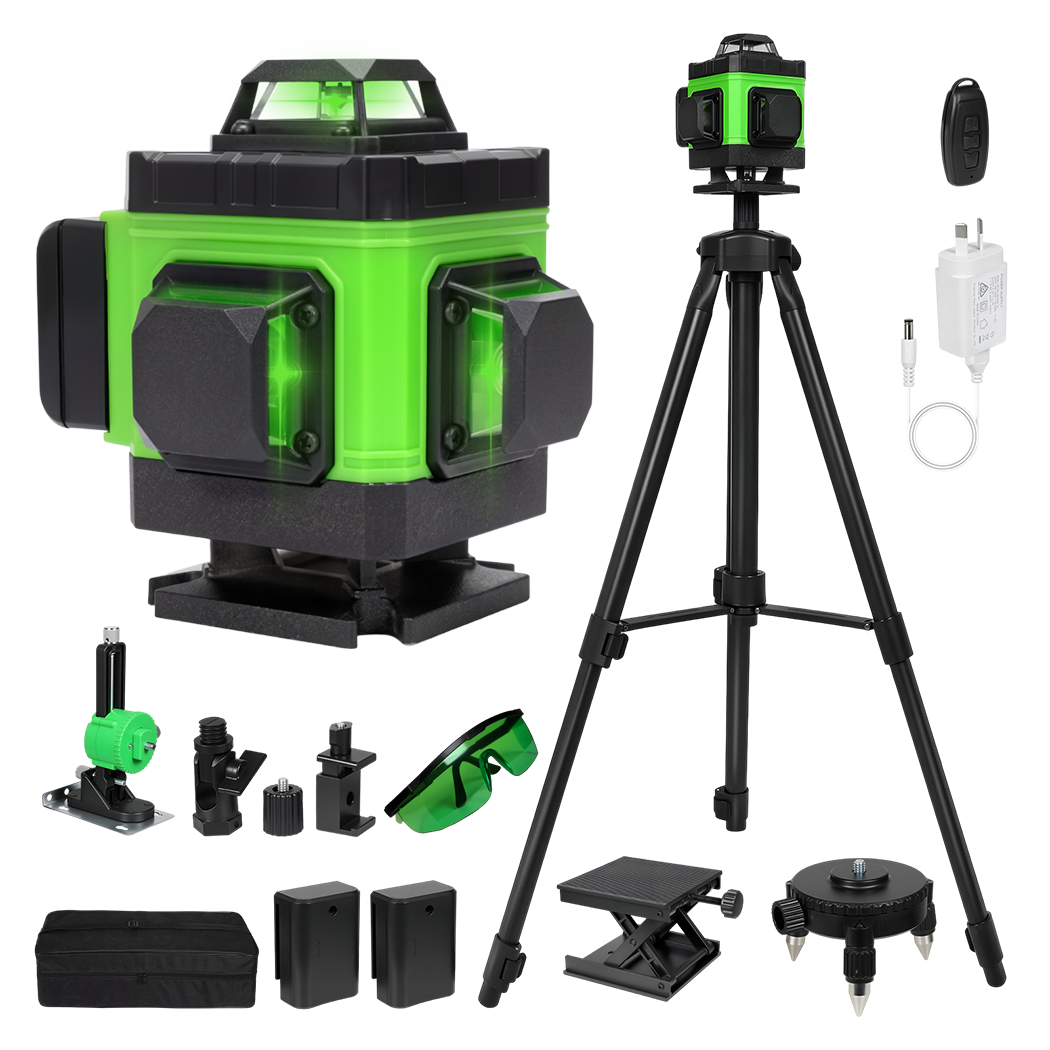 Traderight 16 Lines Green Laser Level Cross Measure Tool Tripod 360� Rotary-2065254300883488776
