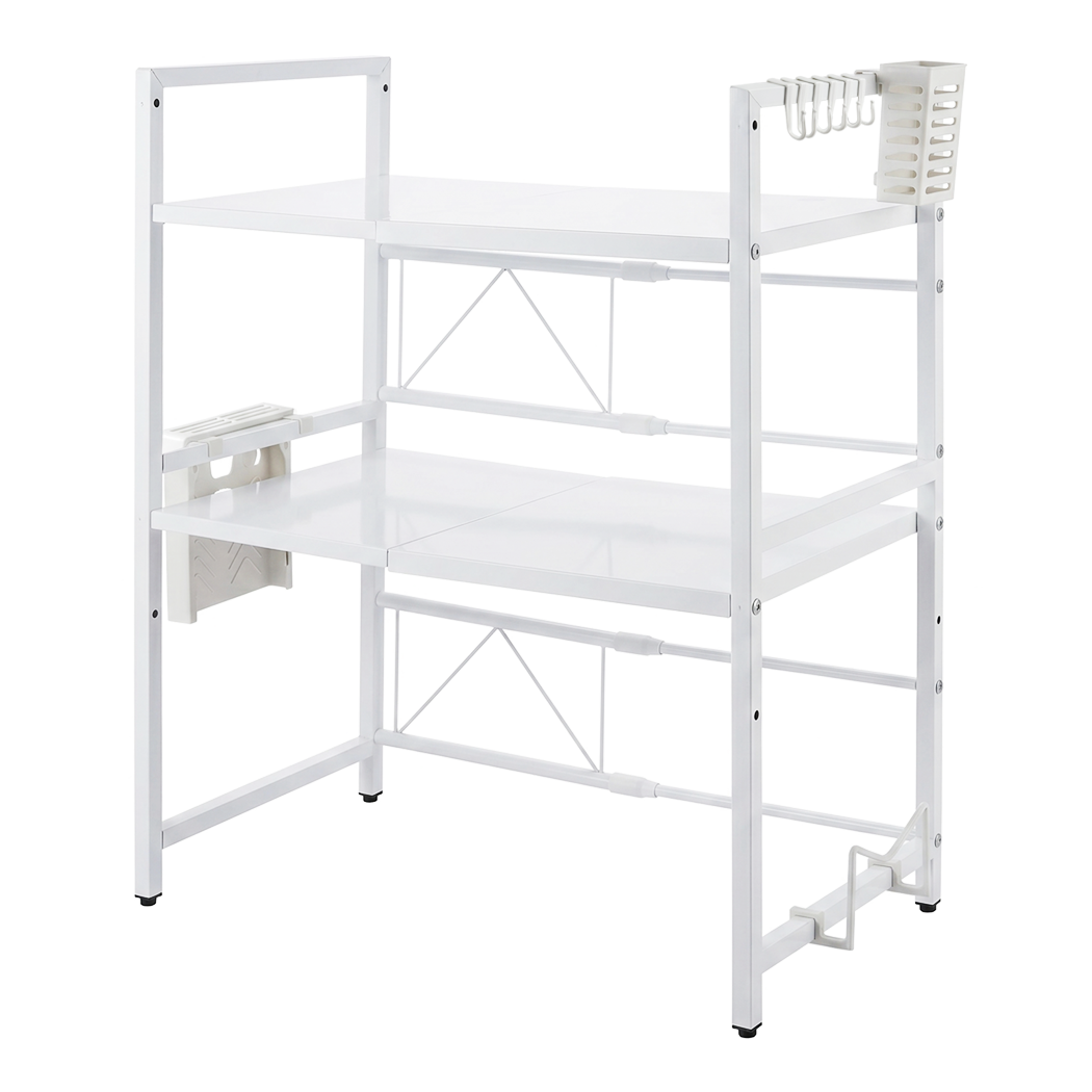 Toque Microwave Shelf 3 Tier Adjustable Oven Storage Rack Stand Holder Kitchen-2061251871296851976